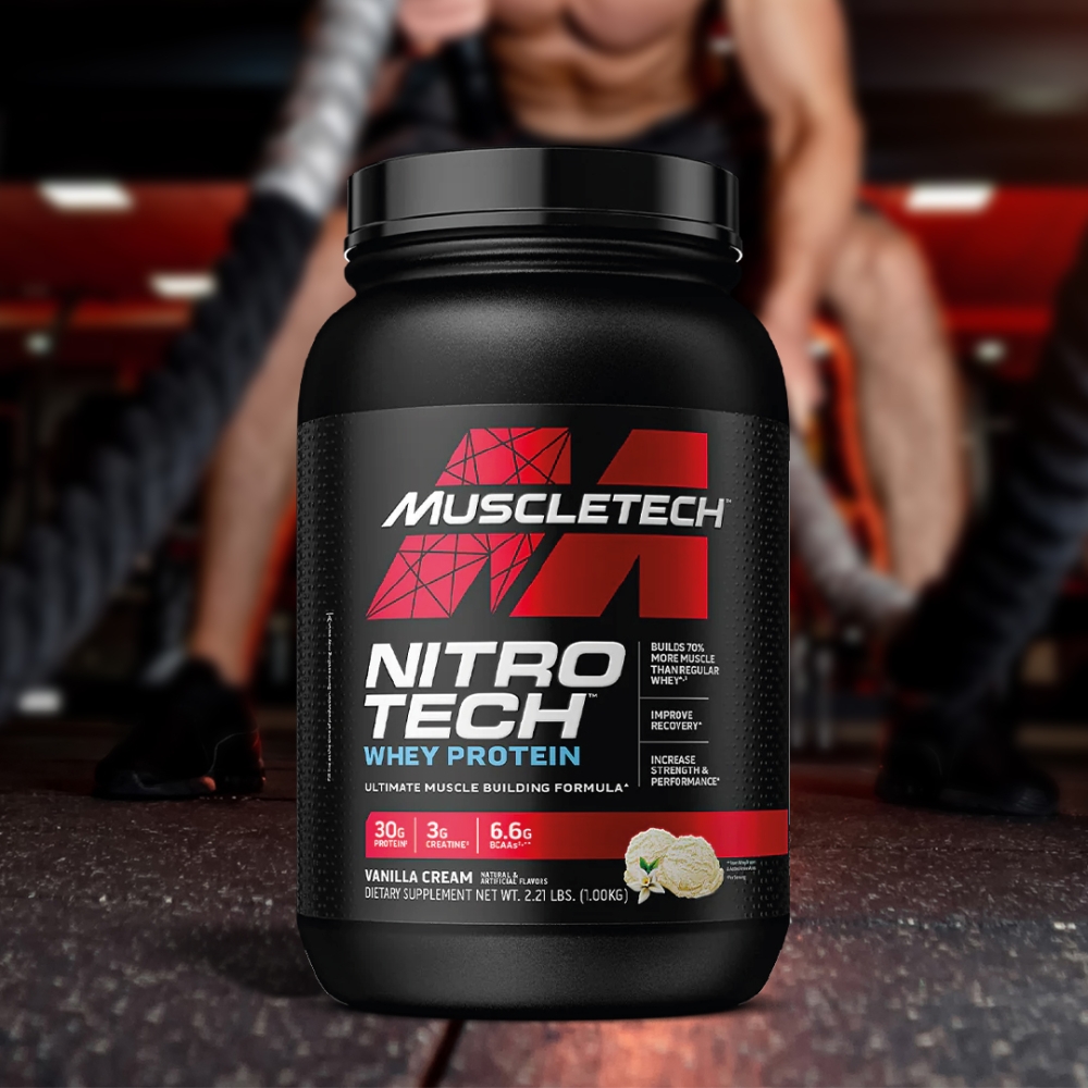 MT NitroTech Whey Protein Vainilla