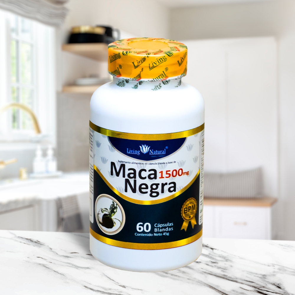 MACA NEGRA 1000 mg  - LIVING