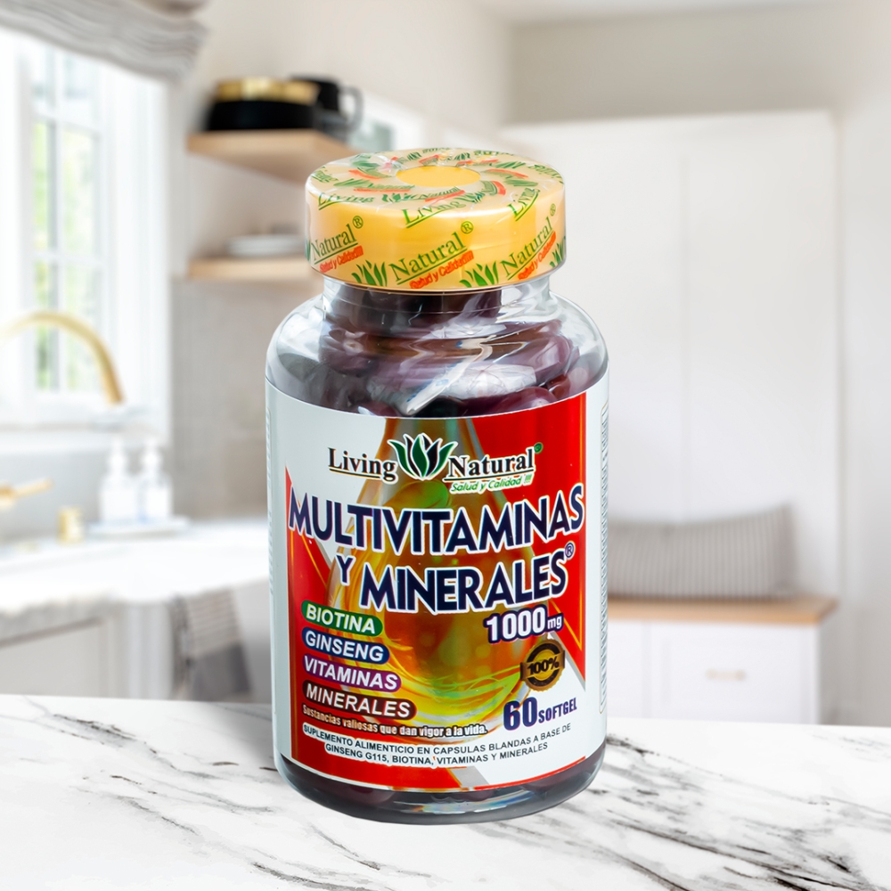 MULTIVITAMINAS Y MINERALES 1000 mg  - LIVING